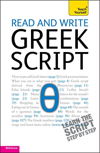 Read and write Greek script cover